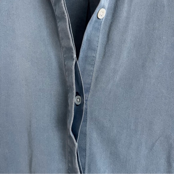 Norse Projects Dida Denim Shirt Dress Short Sleeve Blue Relaxed Casual Womens 38 - Picture 3 of 8